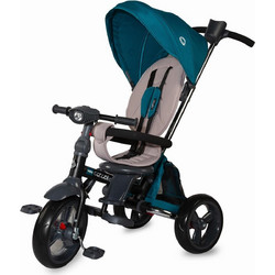 Smart Baby Coccolle Velo Τρίκυκλο Ποδήλατο Αναδιπλούμενο με Σκίαστρο Χειρολαβή & Air Wheels για 9+ Μηνών Πράσινο