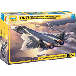 Zvezda Russian SU-57 Συναρμολογούμενο Μοντέλο Αεροπλάνου 1:72