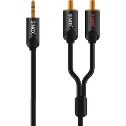 Sinox SHD-3462 - 3.5mm mini jack σε 2 male rca - 1,5 μέτρου