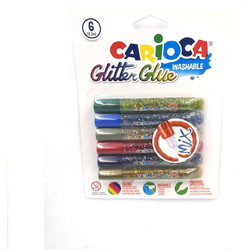 ΚΟΛΑ GLITTER MULTI ΣΕΤ=6Τ CARIOCA 6x10.5mL Carioca 42112