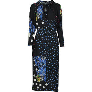 Desigual Midi Καθημερινό Φόρεμα Μαύρο 22WWVW37-2000 Desigual Midi Καθημερινό Φόρεμα Μαύρο 22WWVW37-2000