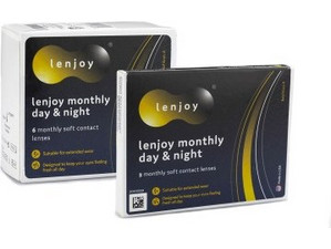 Lenjoy Monthly Day & Night (9 φακοί) Φακοί επαφής για ύπνο Μυωπίας Υπερμετρωπίας