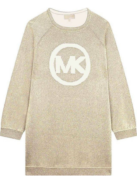 Michael Kors Παιδικό Φόρεμα Μπεζ R12127-574