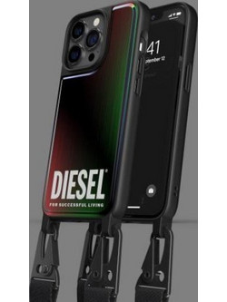 Θήκη κινητού Diesel Necklace for iPhone 13 / 13 Pro Holographic/Black
