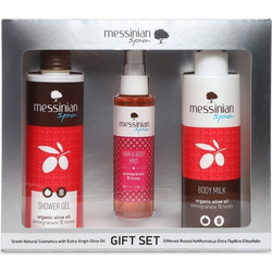 Messinian Spa Set Pomegranate & Honey Shower Gel 300ml + Body Milk 300ml + Hair & Body Mist 100ml