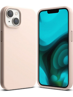 Ringke Silicone Back Cover Pink Sand (iPhone 14 Plus)