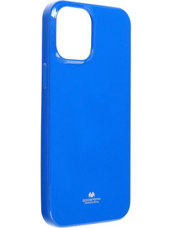 Mercury Goospery Pearl Jelly Back Cover Blue (iPhone 12 Pro Max)