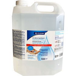 So Clean Antibacterial Hand Gel 4lt