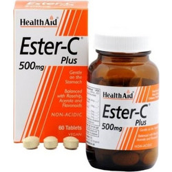 Health Aid Ester C Plus 500mg 60 Ταμπλέτες