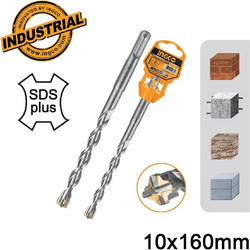 Επαγγελματικό Τρυπάνι Τετράκοπο SDS plus S4L Ingco DBH1211002C - 10x160mm DBH1211002C