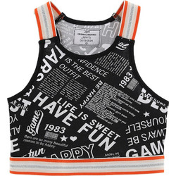 Original Marines Παιδικό Crop Top Αμάνικο Μαύρο DCP3067F VAR.2-F