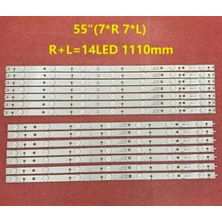 PHILIPS 55" GJ-2K16-550-D714-V4 SET 14PCS LED BAR