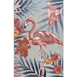 MADI Χαλί Ορθογώνιο Καλοκαιρινό 160x230cm Flamingo