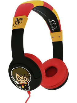 OTL Harry Potter Chibi Ενσύρματα Παιδικά Ακουστικά On Ear Μαύρα Κόκκινα