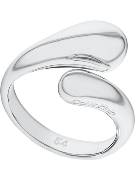 Calvin Klein Sculptured Drops Γυναικείο Δαχτυλίδι από Ατσάλι Ασημί 35000192