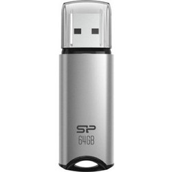 Silicon Power Marvel M02 64GB USB Stick 3.2 Gen 1 με USB-A Ασημί
