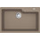 Franke Urban UBG 610-78 Oyster Ένθετος Νεροχύτης Γρανίτη 78x50cm