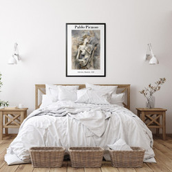 ΑΦΙΣΑ WALL-DESIGN GIRL WITH A MANDOLIN-PICASSO 49512 (PVC/PLEXIGLASS ΜΑΥΡΗ ΚΟΡΝΙΖΑ) 40x60cm