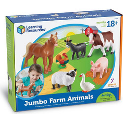 Learning Resources Jumbo Farm Animals