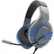 Komc E9 Gaming Headset Over Ear Grey Blue