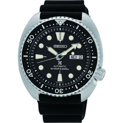 Seiko Prospex Ανδρικό Ρολόι Αυτόματο με Μαύρο Καουτσούκ Λουράκι SRPE93K1