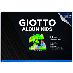 Φύλλα Σχεδίου Album Black Kids 220gr/m2 21x29.7cm A4, 10 φύλλα, Canson - Giotto