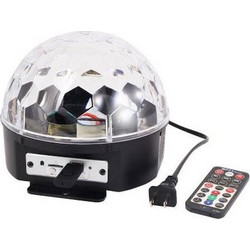 Bluetooth Διακοσμητικό Φωτιστικό με Φωτισμό RGB Party Light LED σε Μαύρο Χρώμα