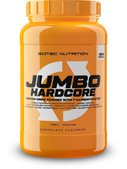 Scitec Nutrition Jumbo Hardcore Chocolate Φυτική Πρωτεΐνη Ορού Γάλακτος Όγκου Χωρίς Λακτόζη & Γλουτένη 1.53kg
