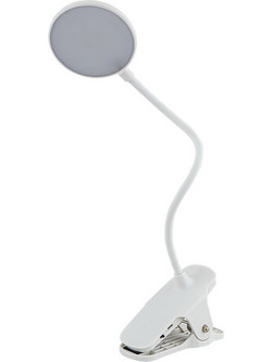 TLC 011 WH ΓΡΑΦΕΙΟΥ LED ΜΑΝΤΑΛΑΚΙ ΣΤΡΟΓΓΥΛΟ ME USB + ΜΠΑΤΑΡΙΑ 12 x40 cm H 0154114