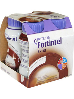 Nutricia Fortimel Extra Σοκολάτα Πρωτεΐνη 4x200ml