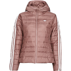 Adidas Premium Slim Γυναικείο Μπουφάν Χειμωνιάτικο Puffer Κοντό Σομόν HK5250