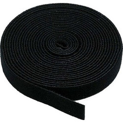 Αυτοκόλλητη Ταινία Τύπου Velcro Powertech TIES-003 Black (300cm x 20mm)