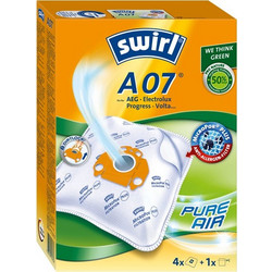 Swirl Micropor A07 Σακούλες Σκούπας 4τμχ Συμβατές με Σκούπα AEG / Electrolux