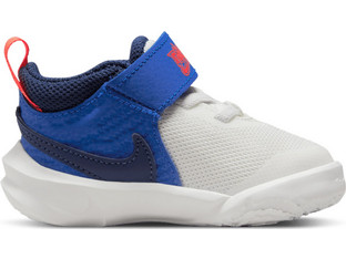 Nike Team Hustle D 10 Παιδικά Αθλητικά Παπούτσια για Μπάσκετ Μπλε Λευκά CW6737-103
