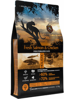 Ambrosia Adult & Sterilised Grain Free with Fresh Salmon & Chicken 5kg