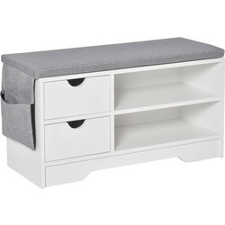 HOMCOM Παπουτσοθήκη Ξύλινη 837-165 80.5x30.5x43.5cm