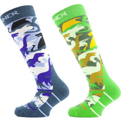 Κάλτσες Sinner Kids Ski Socks Dino 2 Pack SIWE-025-50-50 Unisex Παιδικό