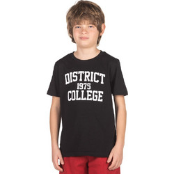 District75 Παιδικό T-Shirt Κοντομάνικο Μαύρο 123KBSS-741-071