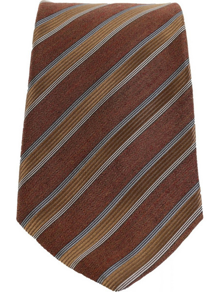 BOSS ΓΡΑΒΑΤΑ 9CM ΡΙΓΕ ΚΑΦΕ