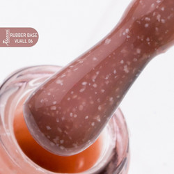 Alezori Vuall 06 Rubber Base Ημιμόνιμο Βερνίκι Νυχιών