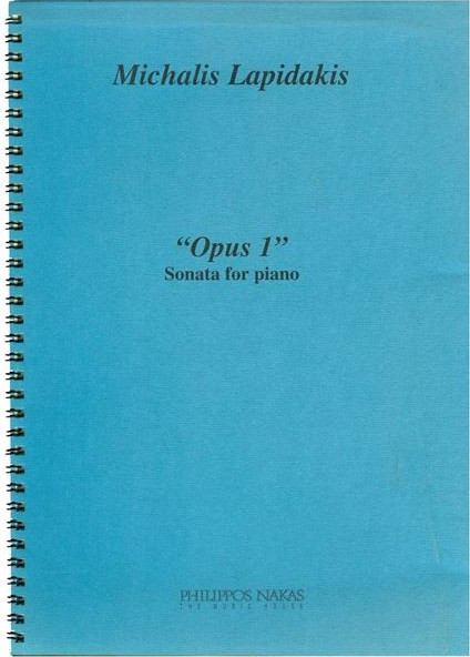 Λαπιδάκης Μιχάλης -Sonata Op.1
