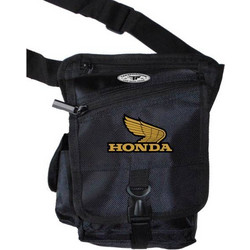 Takeposition Darko Honda Τσαντάκι μέσης μηρού με έχτρα πουγκί νερού, 27Y x 17Π x 7Β, Μαύρο, 962-9047