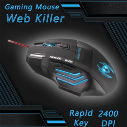 Defender GM-170L Killer Ενσύρματο Gaming Ποντίκι RGB 3200 DPI Black