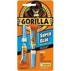 Gorilla Super Glue Gel Στιγμής Super Glue 3gr 1+1 Δώρο 4044101