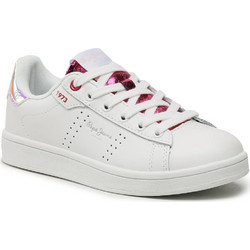 Pepe Jeans Player Mirror Παιδικά Sneakers Λευκά PGS30570-800
