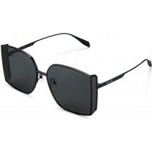 Bolon BL7189 A10 Γυναικεία Γυαλιά Ηλίου Oversized Μεταλλικά Μαύρα με Μαύρο Polarized Φακό