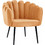HomeMarkt Πολυθρόνα Βελούδινη Πορτοκαλί Vivien HM8631.09