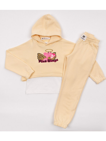 Emery Kids Παιδικό Σετ Φόρμας Μπεζ 22-2305