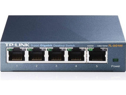 TP-Link TL-SG105E V5 Unmanaged L2 Switch με 5 Θύρες Ethernet 1Gbps