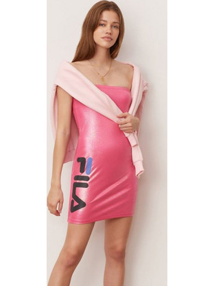 Fila Fran Mini Καλοκαιρινό Αθλητικό Φόρεμα Φούξια LW015989-684